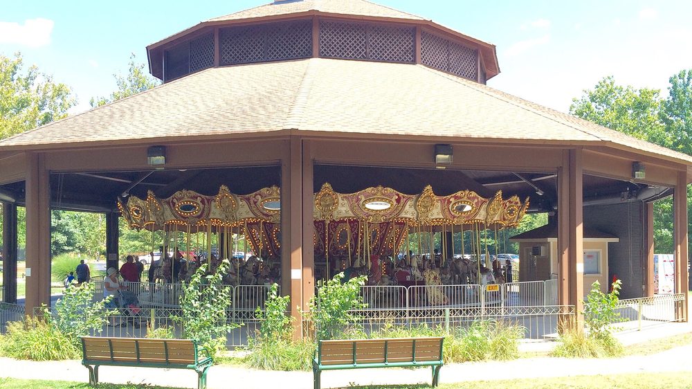 The carousel at Van Saun County Park